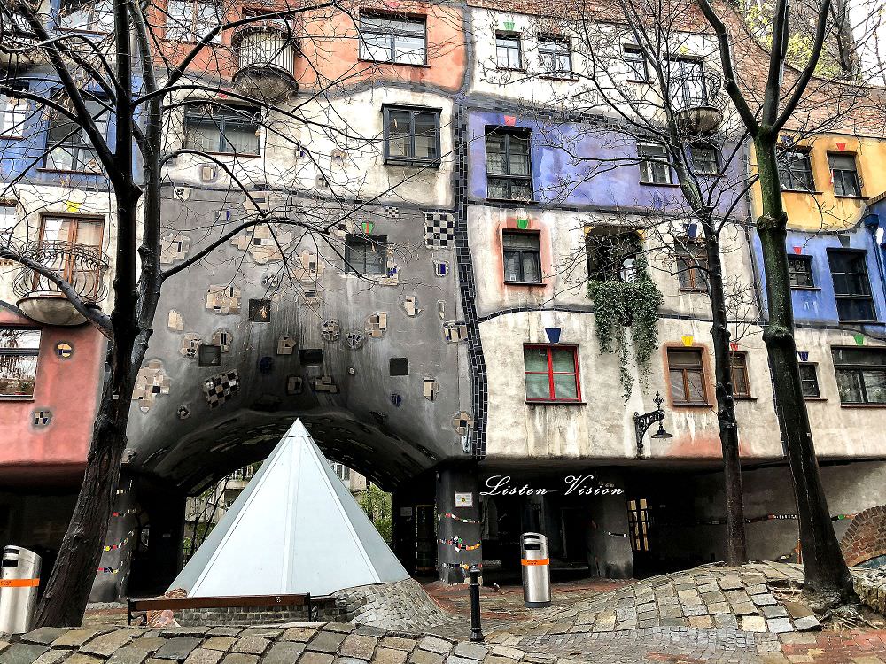 奧地利 | 維也納最怪建築「百水公寓」 不規則形狀有如拼圖般的畫作