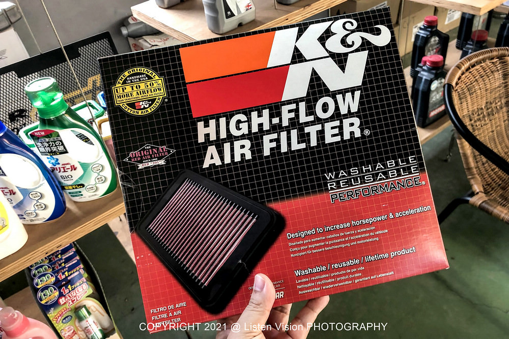 RAV4 Life / 2019 RAV4 更換 K&N 空氣濾網 / K&N High-Flow AIR FILTER