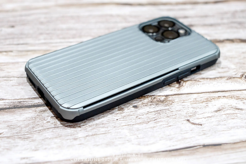 Gramas 軍規防摔 iPhone 13 Pro 手機殼／日本設計風格具有卡片收納功能拿取超方便